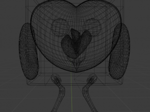 animal - owl character 3D Model
