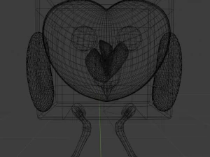 animal - owl character 3D Model