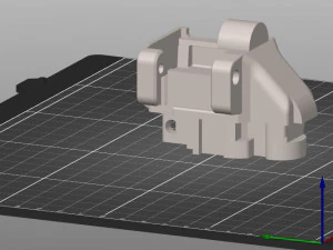 stock adapter grand power stribog 3D Model