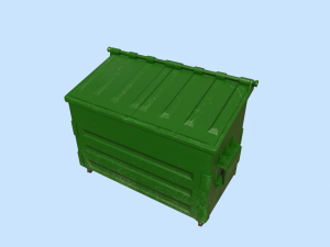 dumpster 3D 模型