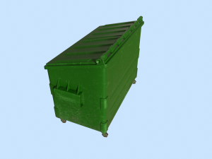 dumpster 3D 模型