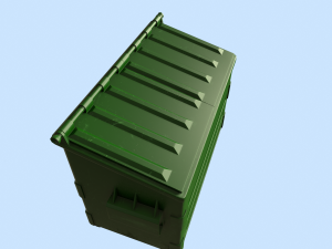dumpster 3D 模型