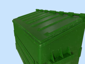dumpster 3D 模型