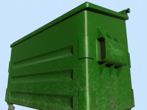 dumpster 3D 模型