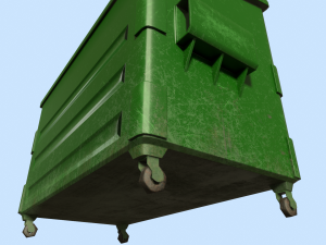 dumpster 3D 模型