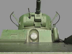tank t-26 lowpoly soviet union 3D Model