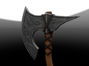 axe game ready 3D Модель