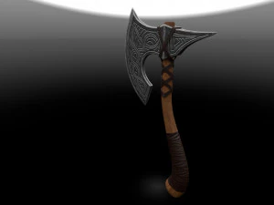 juego de hacha listo Modelo 3D