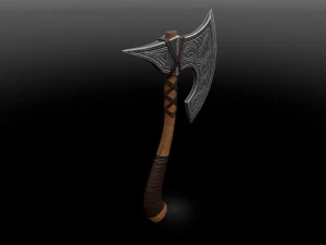 juego de hacha listo Modelo 3D