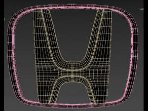 honda logo all formats 3D मॉडल
