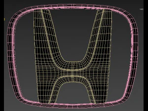 honda logo all formats 3D Model