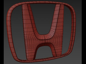 honda logo all formats 3D मॉडल
