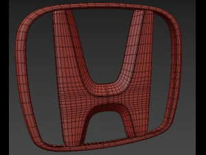 honda logo all formats 3D Model