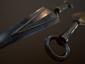 kunai blade 3Dモデル