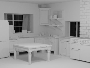 beautiful kitchen Modelo 3D