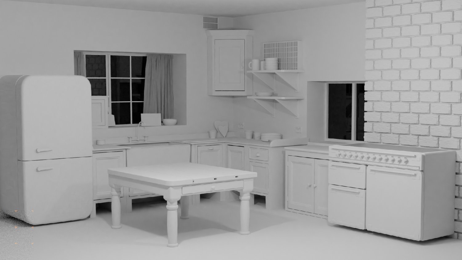 3d models kitchen