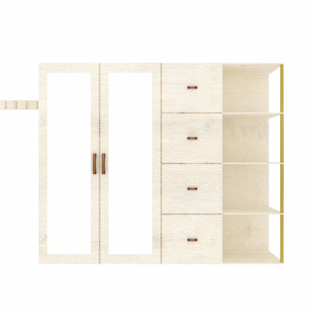 wardrobe Modello 3D .c4d .max .obj .3ds .fbx .stl .blend 