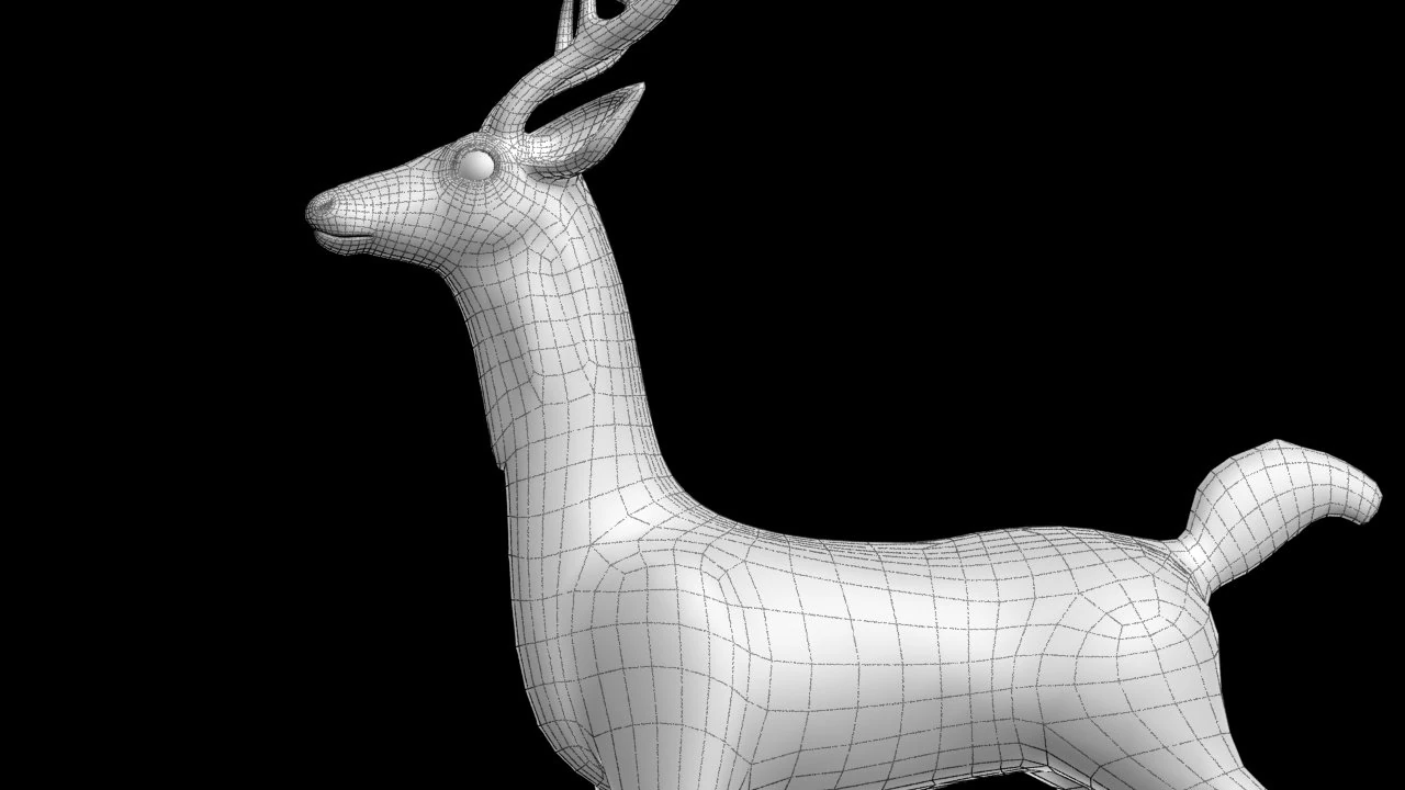deer 3D Model .c4d .max .obj .3ds .fbx .stl .blend 