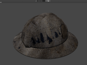 helmet from the mine 19xx 3D Model