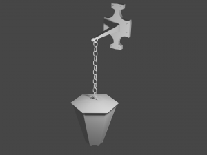gothic light Model 3D