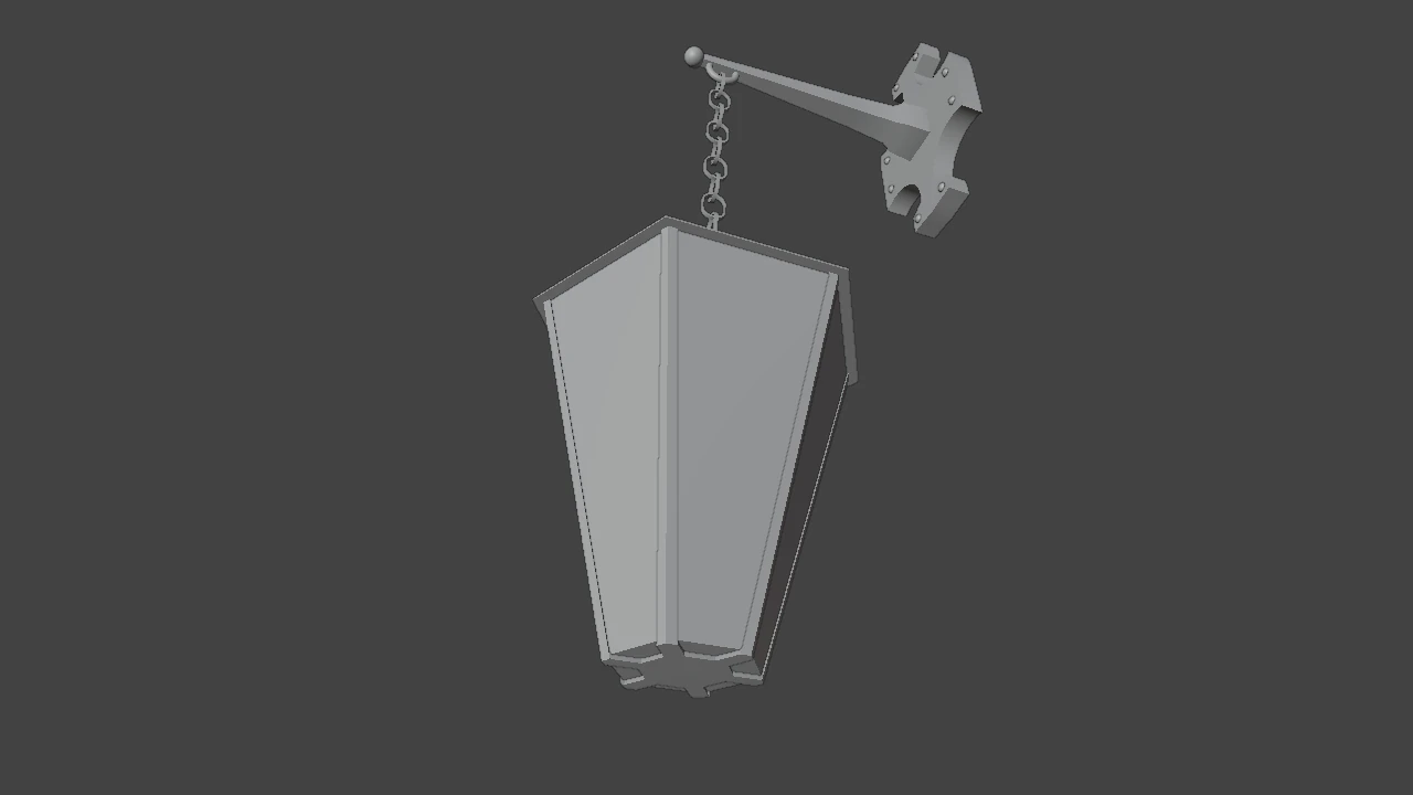 gothic light 3D Model .c4d .max .obj .3ds .fbx .stl .blend 