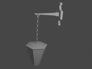 gothic light Model 3D