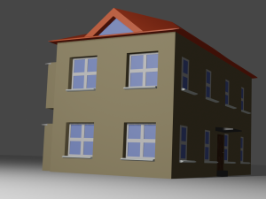 low-poly house Modèle 3D