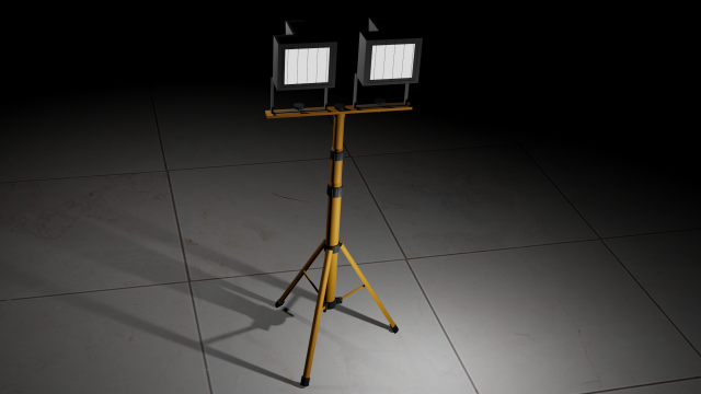 industrial light 3D 模型 .c4d .max .obj .3ds .fbx .stl .blend 