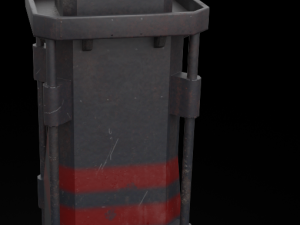 dca antiaircraft tower or space tower 3D Модель