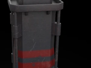 dca antiaircraft tower or space tower 3D Model