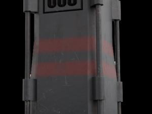 dca antiaircraft tower or space tower 3D Модель