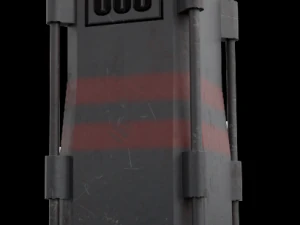 dca antiaircraft tower or space tower 3D Model