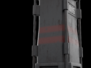 dca antiaircraft tower or space tower 3D Модель