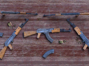 Ak-47 3D Model