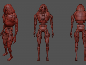 Main character Eden project 3Dモデル