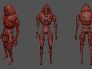 Main character Eden project 3D Model
