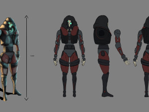 Main character Eden project 3Dモデル