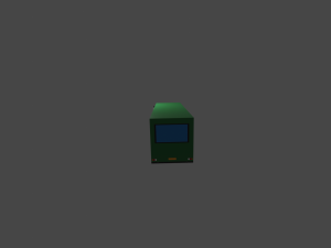 lowpoly bus Model 3D