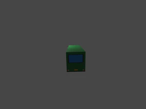 &ocirc;nibus lowpoly Modelo 3D