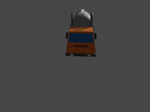 Lowpoly-LKW 3D Modell