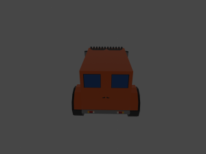 lowpoly jeep Modèle 3D