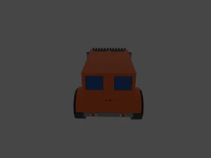 lowpoly jeep 3D Model