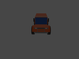 lowpoly jeep Modèle 3D