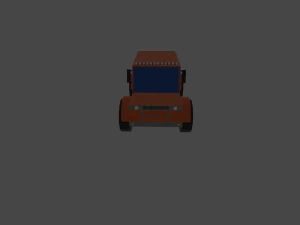 lowpoly jeep 3D Model