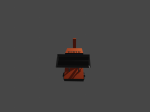 lowpoly excavator-loader Modelo 3D