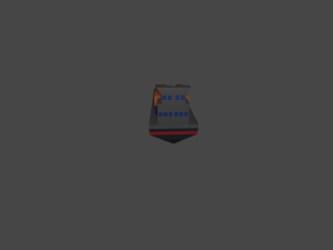 lowpoly cargo ship Model 3D