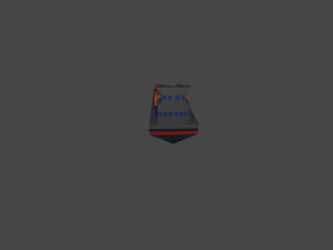 lowpoly cargo ship 3D Model