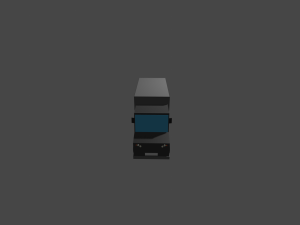 lowpoly cargo vehicle Modelo 3D