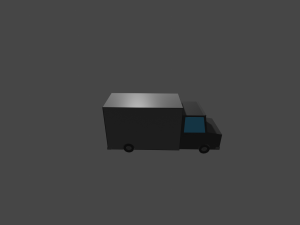 lowpoly cargo vehicle Modelo 3D