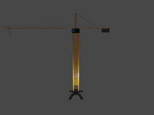 lowpoly crane Modelo 3D